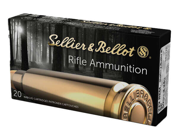 Ammunition Sellier&Bellot ZPAP M85 SB 222 REM 50GR SP 20/60